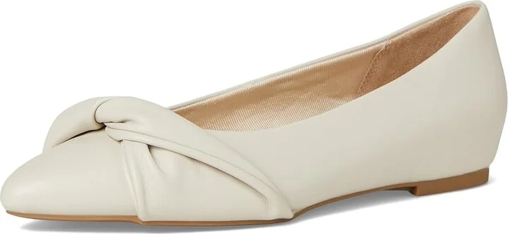 LifeStride Palm Women's Flat Shoes Bone Faux Leather : 7.5 M (B), Leather/Rubber - Image 5
