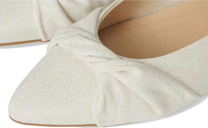 LifeStride Palm Women's Flat Shoes Natural Silver Fabric : 8 W (C), Leather/Rubber - Image 7