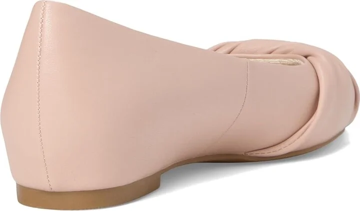LifeStride Palm Women's Flat Shoes True Blush Faux Leather : 10 W (C), Leather/Rubber - Image 4