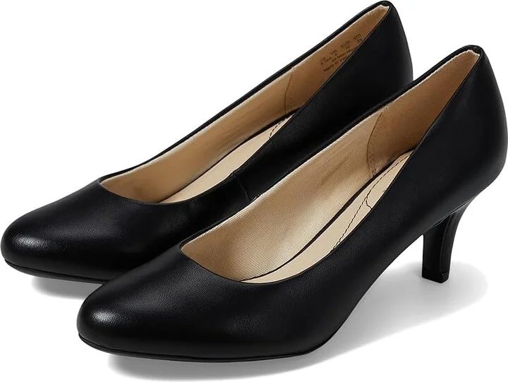 LifeStride Parigi High Women's Heels Black 3 : 7 W (C), Synthetic