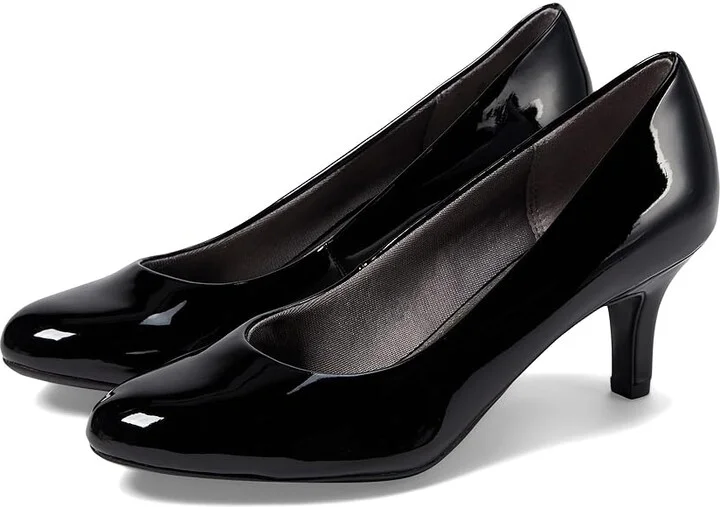 LifeStride Parigi High Women's Heels Black Glory : 7 W (C), Synthetic