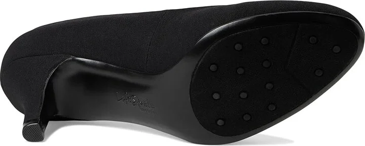 LifeStride Parigi High Women's Heels Black Micron Fabric : 9.5 W (C), Synthetic - Image 4