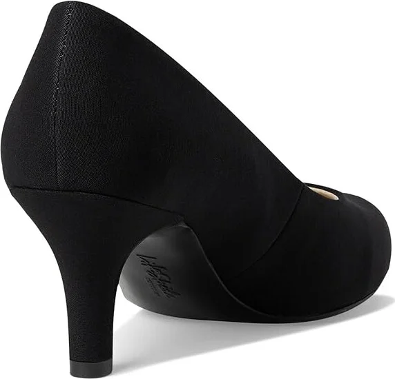 LifeStride Parigi High Women's Heels Black Micron Fabric : 9.5 W (C), Synthetic - Image 5