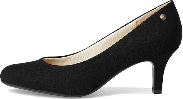 LifeStride Parigi High Women's Heels Black Micron Fabric : 9.5 W (C), Synthetic - Image 7