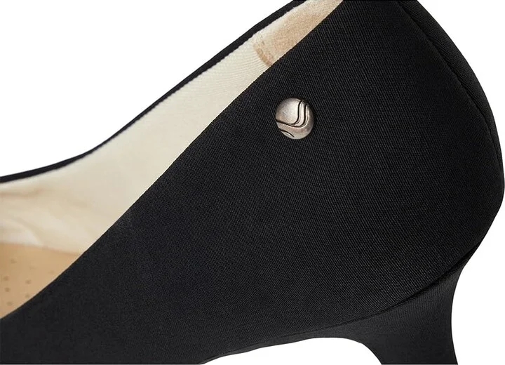 LifeStride Parigi High Women's Heels Black Micron Fabric : 9.5 W (C), Synthetic - Image 8
