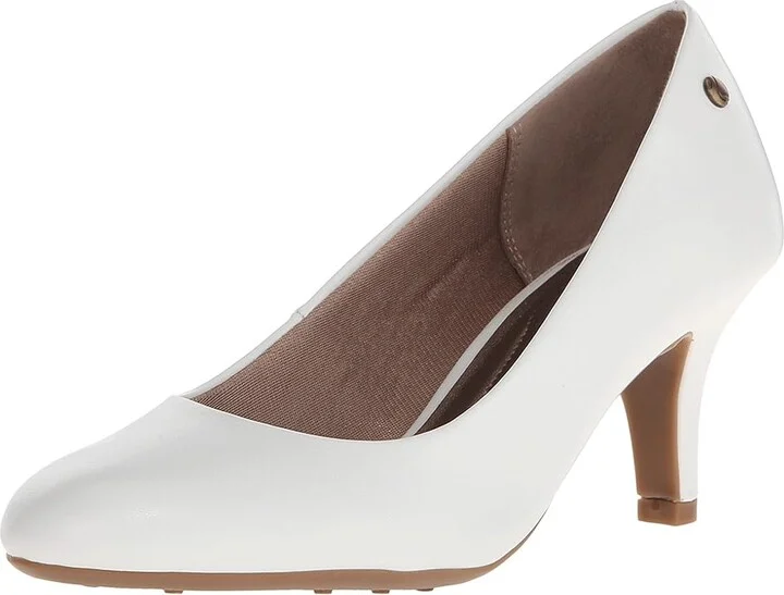 LifeStride Parigi High Women's Heels Brite White Vinci : 7 W (C), Synthetic - Image 2