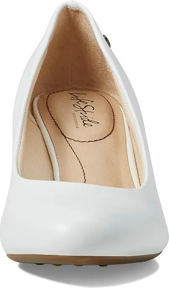 LifeStride Parigi High Women's Heels Brite White Vinci : 7 W (C), Synthetic - Image 3