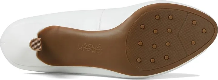 LifeStride Parigi High Women's Heels Brite White Vinci : 7 W (C), Synthetic - Image 4