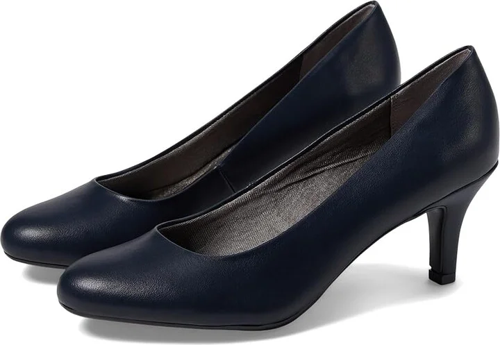 LifeStride Parigi High Women's Heels Cruise Navy : 7 W (C), Synthetic