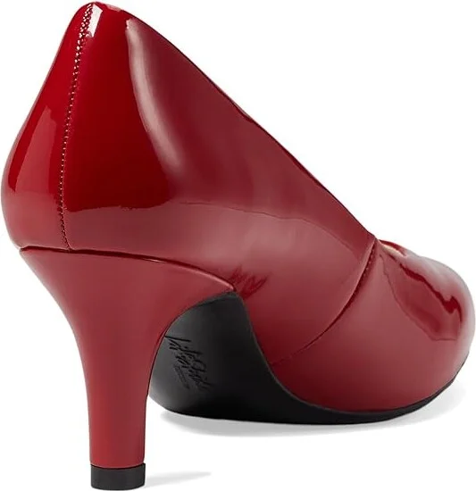 LifeStride Parigi High Women's Heels Fire Red : 7 W (C), Synthetic - Image 5