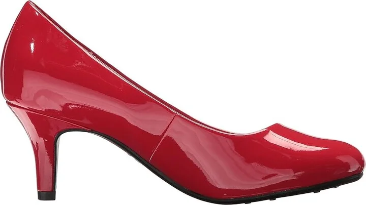 LifeStride Parigi High Women's Heels Fire Red : 7 W (C), Synthetic - Image 8