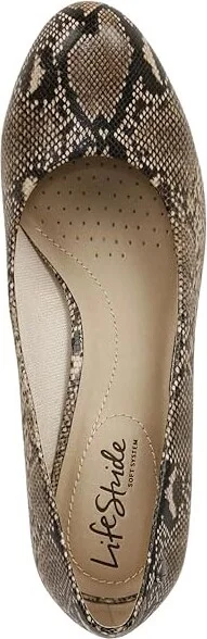 LifeStride Parigi High Women's Heels Hazelnut Snake : 10 M (B), Faux Leather - Image 2