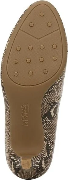 LifeStride Parigi High Women's Heels Hazelnut Snake : 10 M (B), Faux Leather - Image 3