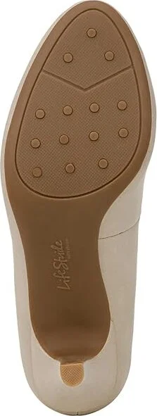 LifeStride Parigi High Women's Heels Platino Gold Metallic : 7.5 M (B), Faux Leather - Image 3