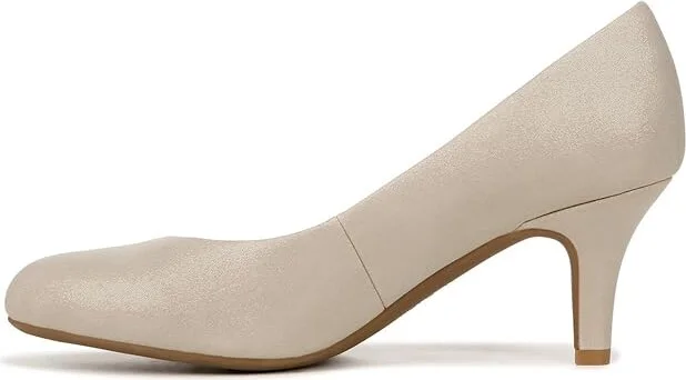 LifeStride Parigi High Women's Heels Platino Gold Metallic : 7.5 M (B), Faux Leather - Image 5