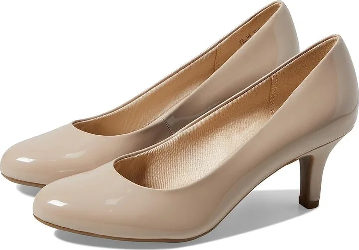 LifeStride Parigi High Women's Heels Tender Taupe Glory : 7 W (C), Synthetic