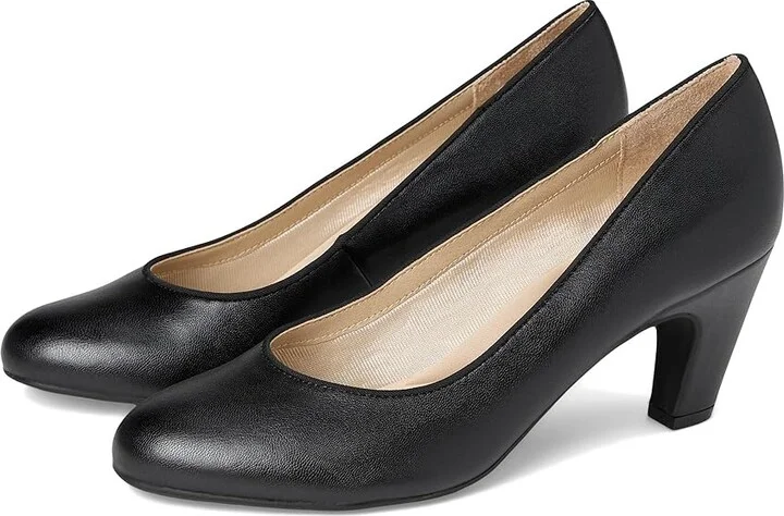 LifeStride Parigi-Plus Pump Shoes Women's Shoes Black : 9 M (B), Faux Leather/Textile
