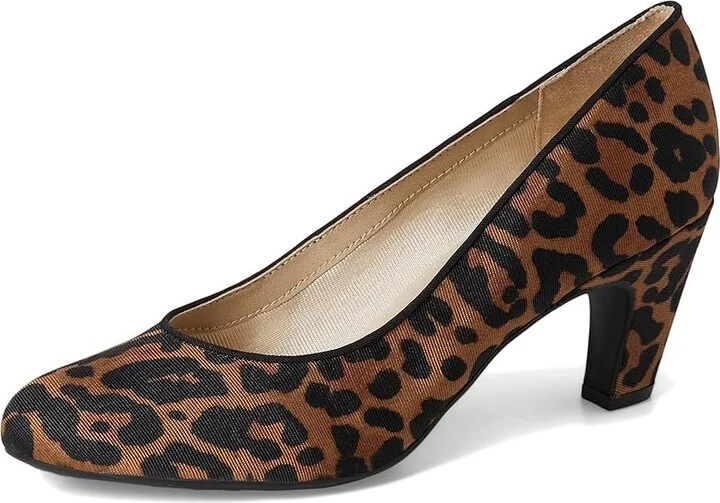 LifeStride Parigi-Plus Pump Shoes Women's Shoes Brown Leopard : 7 M (B), Faux Leather/Textile - Image 5