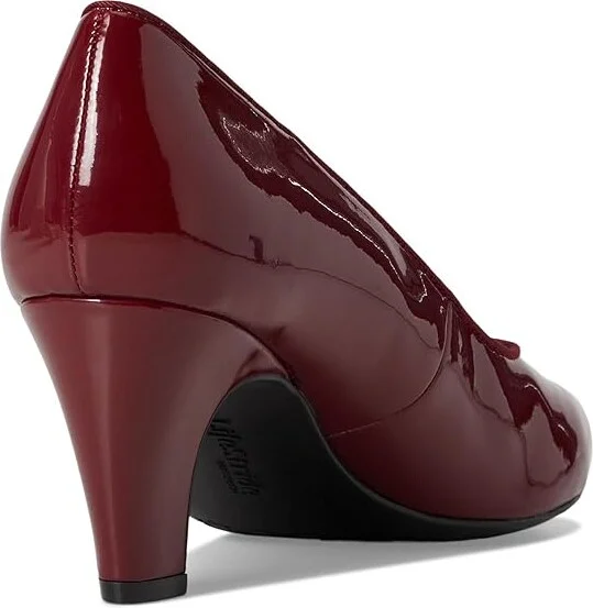 LifeStride Parigi-Plus Pump Shoes Women's Shoes Dark Cherry Patent : 7.5 M (B), Faux Leather/Textile - Image 4