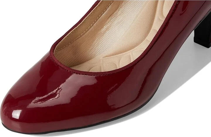 LifeStride Parigi-Plus Pump Shoes Women's Shoes Dark Cherry Patent : 7.5 M (B), Faux Leather/Textile - Image 7