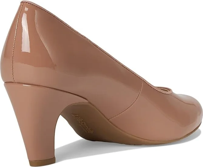 LifeStride Parigi-Plus Pump Shoes Women's Shoes Desert Nude Patent : 7.5 M (B), Faux Leather/Textile - Image 4