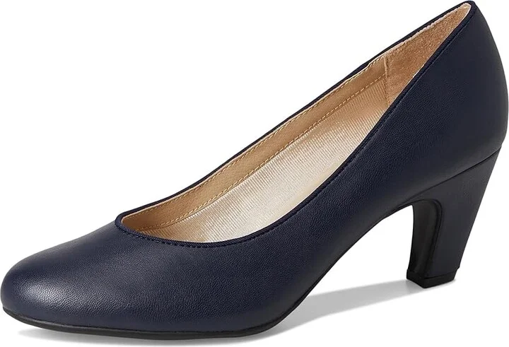 LifeStride Parigi-Plus Pump Shoes Women's Shoes Lux Navy : 6.5 W (C), Faux Leather/Textile - Image 5