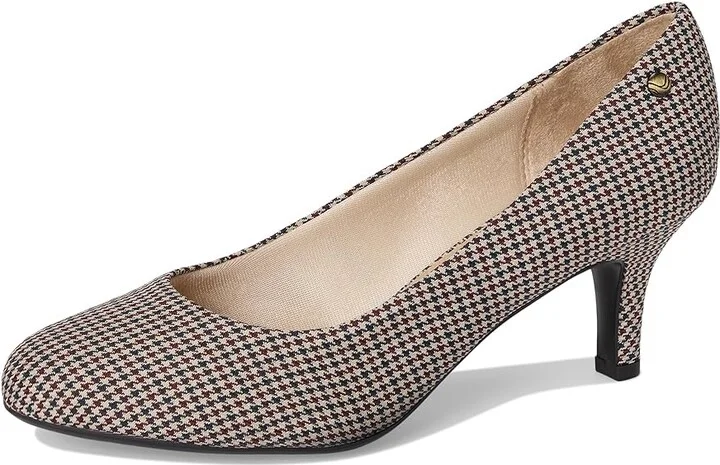 LifeStride Parigi Pump Shoes Women's Shoes Beige Houndstooth : 5 M (B) - Image 5