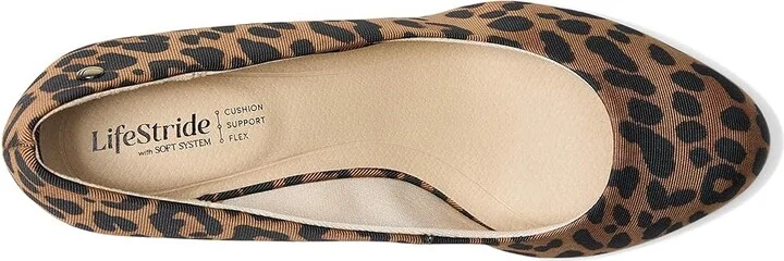 LifeStride Parigi Pump Shoes Women's Shoes Brown Leopard : 6 W (C) - Image 2