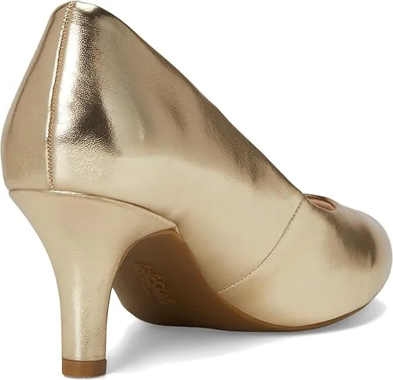 LifeStride Parigi Pumps High Women's Heels Gold Metallic : 8.5 M (B), Leather - Image 4