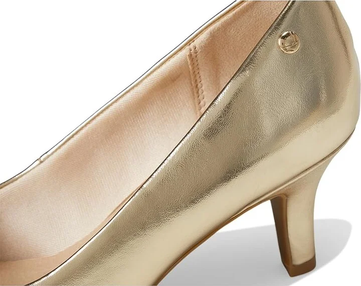 LifeStride Parigi Pumps High Women's Heels Gold Metallic : 8.5 M (B), Leather - Image 7