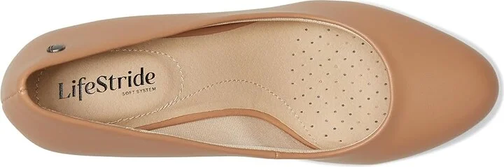 LifeStride Parigi Pumps High Women's Heels Siena Tan : 10 W (C), Leather - Image 2