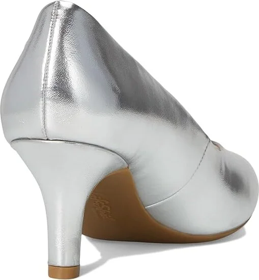 LifeStride Parigi Pumps High Women's Heels Silver Metallic : 6 N (AA), Leather - Image 4