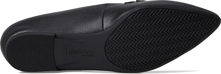 LifeStride Precious 2 Women's Flat Shoes Black : 9.5 M (B), Leather - Image 3
