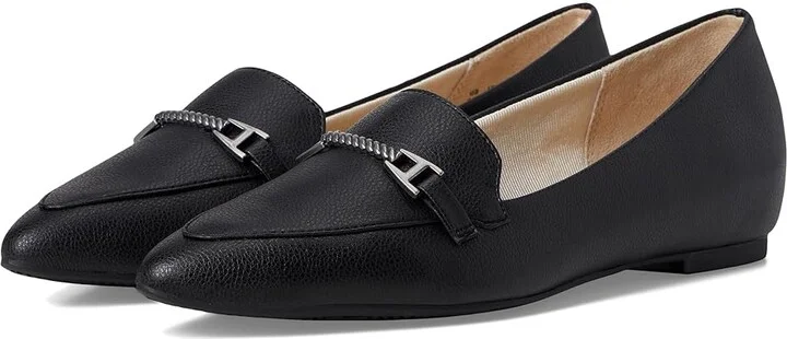 LifeStride Precious 2 Women's Flat Shoes Black : 9.5 M (B), Leather