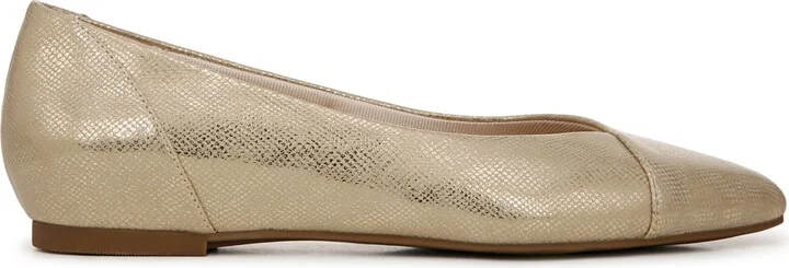 LifeStride Promise Ballet Flats - Fire Red Faux Leather/Microsuede - Image 6
