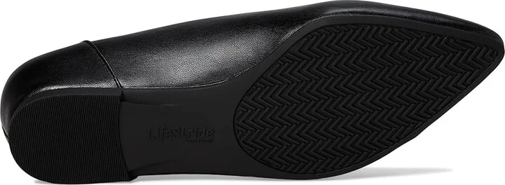 LifeStride Promise Women's Flat Shoes Black : 7 W (C), Leather - Image 3