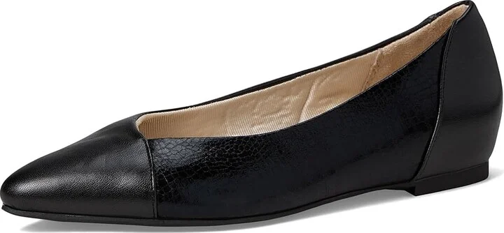 LifeStride Promise Women's Flat Shoes Black : 7 W (C), Leather - Image 5