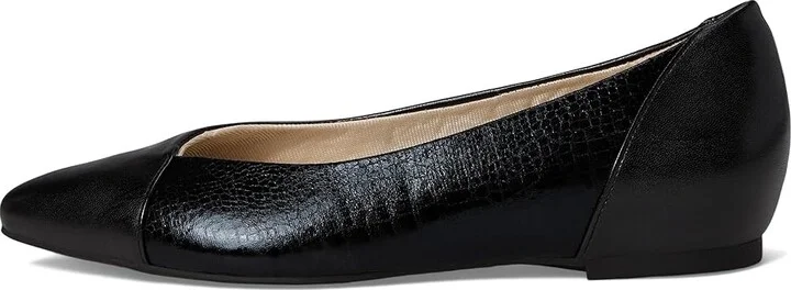 LifeStride Promise Women's Flat Shoes Black : 7 W (C), Leather - Image 6