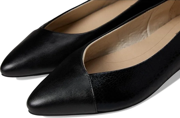 LifeStride Promise Women's Flat Shoes Black : 7 W (C), Leather - Image 7