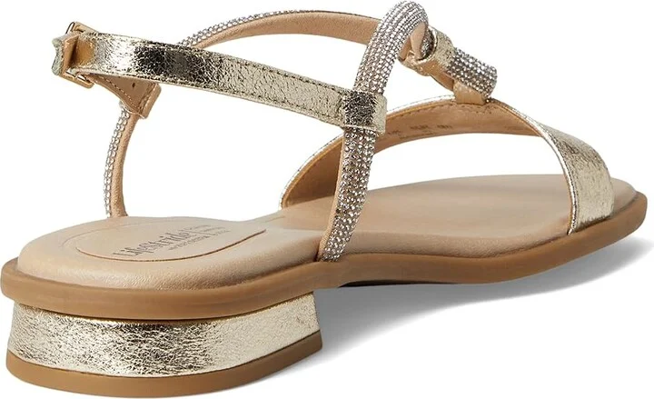 LifeStride Radiant Women's Shoes Platino Gold Metallic : 9.5 M (B), Faux Leather - Image 4