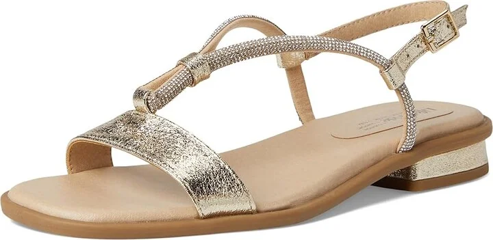 LifeStride Radiant Women's Shoes Platino Gold Metallic : 9.5 M (B), Faux Leather - Image 5