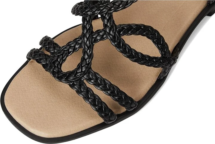 LifeStride Reagan Women's Wedge Shoes Black Fabric : 9.5 M (B), Faux Leather - Image 7