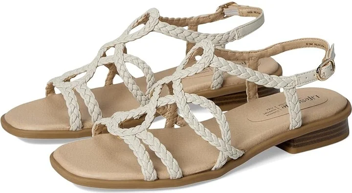 LifeStride Reagan Women's Wedge Shoes Bone : 11 M (B), Faux Leather