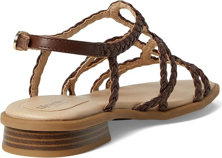 LifeStride Reagan Women's Wedge Shoes Cocoa Brown : 9.5 W (C), Faux Leather - Image 4