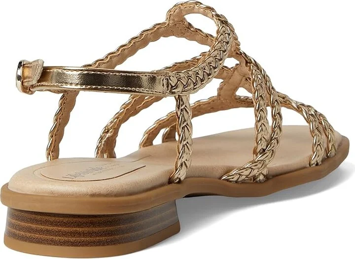 LifeStride Reagan Women's Wedge Shoes Gold Metallic : 9.5 W (C), Faux Leather - Image 4