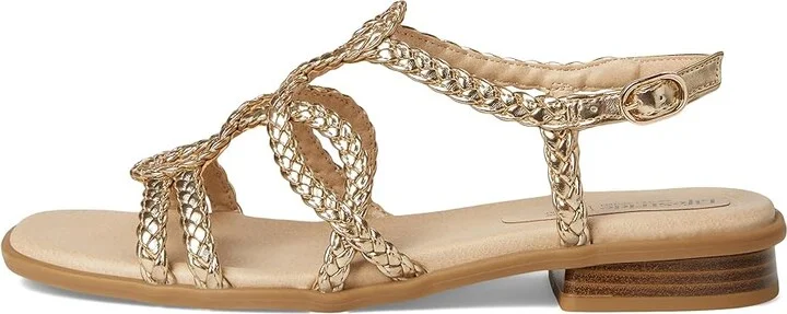 LifeStride Reagan Women's Wedge Shoes Gold Metallic : 9.5 W (C), Faux Leather - Image 6