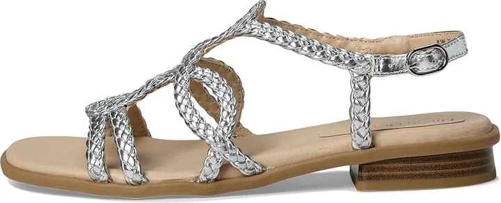 LifeStride Reagan Women's Wedge Shoes Silver Metallic : 9.5 W (C), Faux Leather - Image 6