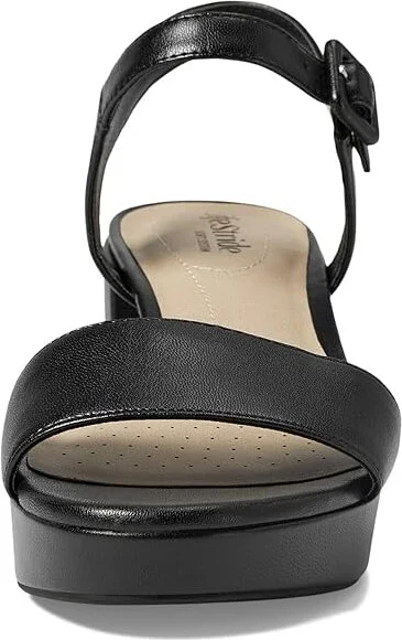 LifeStride Rhythmn Ankle Straps Women's Sandals Black : 9.5 W (C), Rubber - Image 2