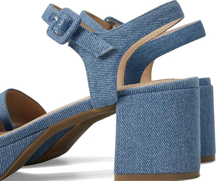 LifeStride Rhythmn Pump High Women's Heels Denim Blue : 9.5 W (C), Leather - Image 7