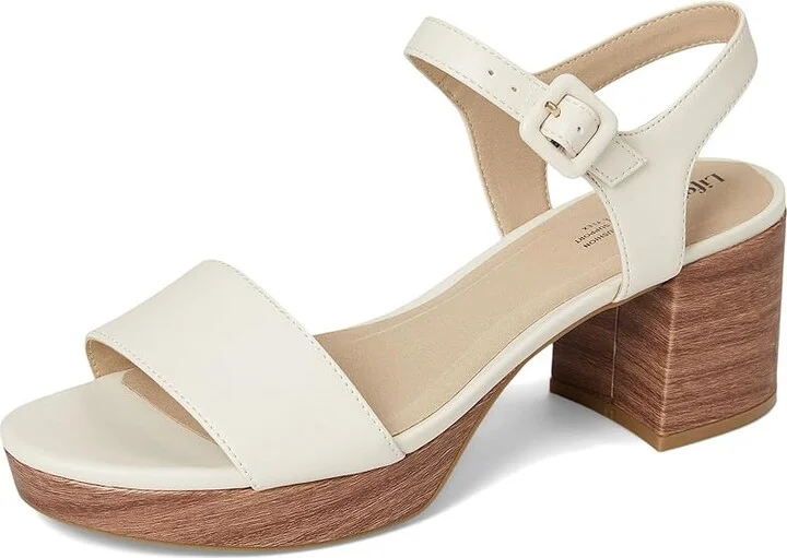 LifeStride Rhythmn Women's Sandals Cream Beige : 8.5 W (C), Synthetic - Image 5